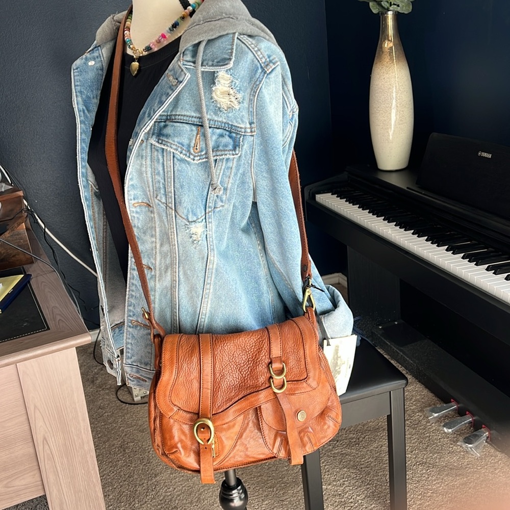 Campomaggi Brown Leather Shoulder Bag - Picture 7 of 9